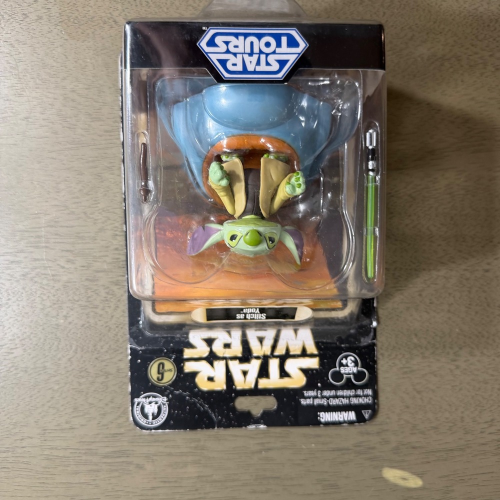 Disney‎ Parks Star Tours Series 6 Stitch as Yoda Action Figure